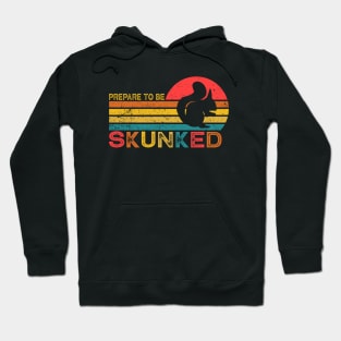 Prepare To Be Skunked Cribbage Lovers Vintage Cribbage Game Hoodie